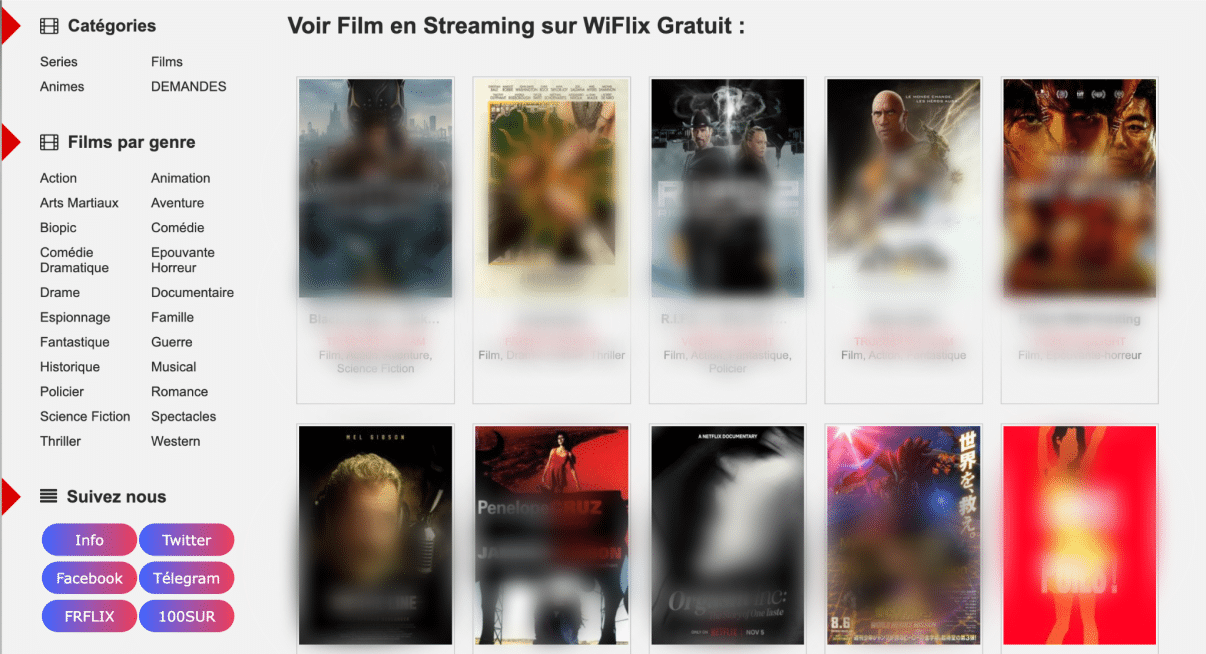 découvrez la meilleure sélection de films sur wiflix. profitez d'un streaming gratuit et illimité de vos films préférés, sans inscription ni publicités. plongez dans un univers cinématographique riche et varié, accessible à tout moment !