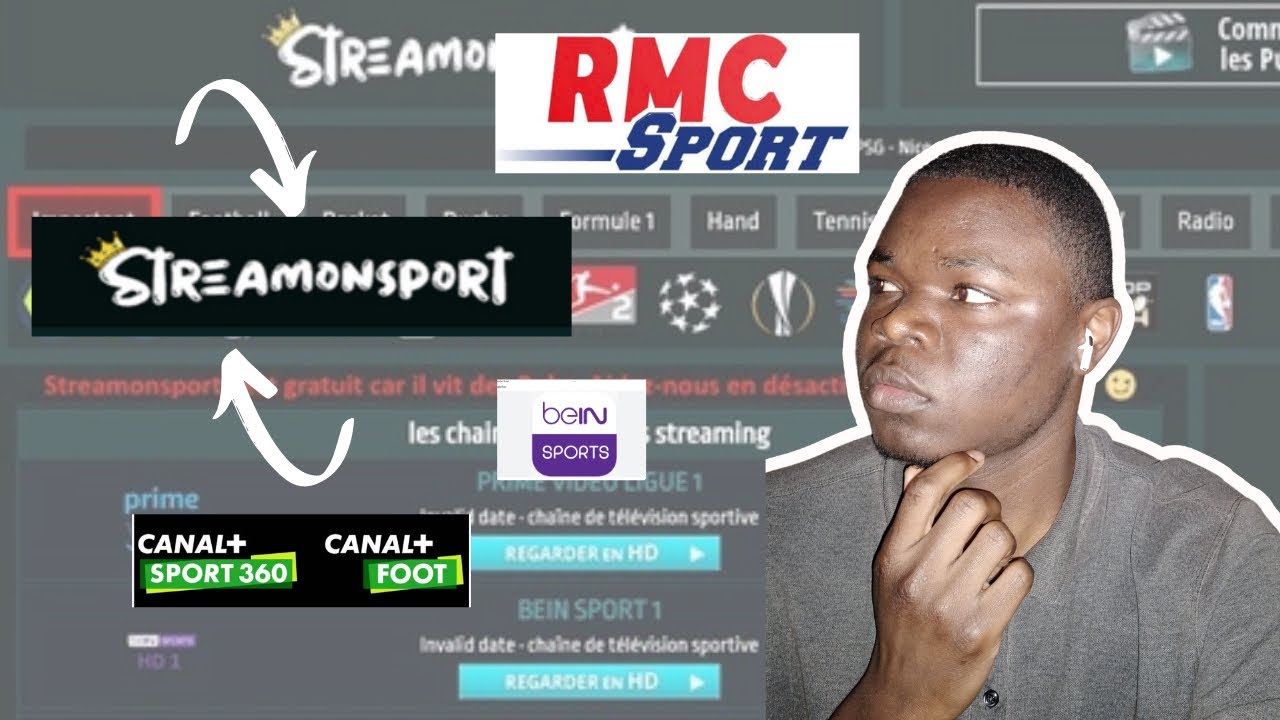 découvrez le meilleur du streaming sport gratuit ! regardez vos matchs et événements sportifs préférés en direct, sans abonnement. profitez d'une vaste sélection de sports et vivez l'excitation du jeu, où que vous soyez.