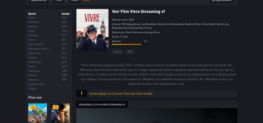 découvrez les meilleures alternatives à papystreaming pour regarder vos films et séries en streaming légalement et sans publicité. profitez d'une sélection variée et d'une expérience de streaming fluide.