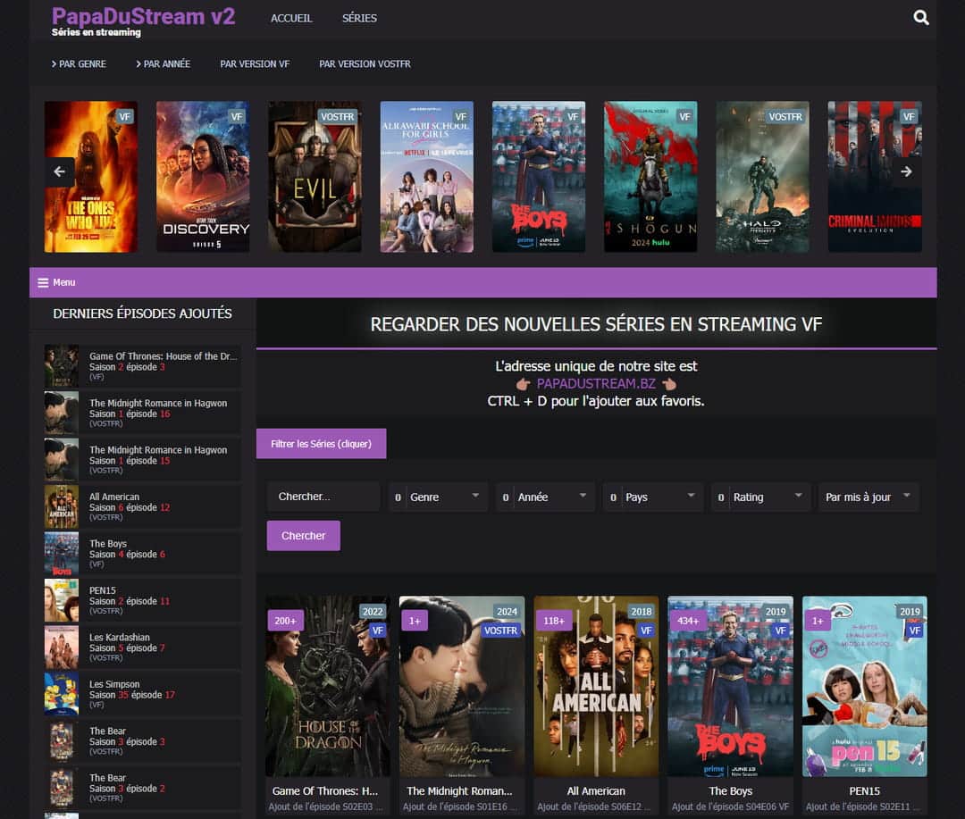 découvrez filmoflix à sa nouvelle adresse ! profitez d'une expérience cinématographique enrichie avec une vaste sélection de films et de séries à portée de clic. ne manquez pas cette occasion de redécouvrir votre plateforme de streaming préférée dans un cadre amélioré. rejoignez-nous dès maintenant !