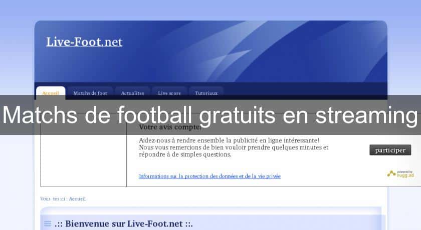 découvrez les meilleurs matchs de football gratuits en streaming ! ne manquez aucune action avec notre sélection de compétitions, analyses et mises à jour en temps réel.