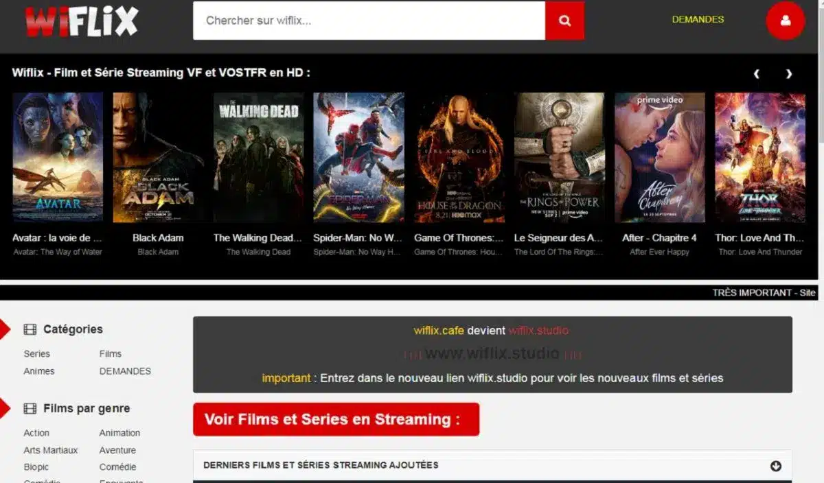 découvrez les meilleures alternatives à wiflix pour regarder vos films et séries préférés en streaming. profitez d'un large choix de contenus de qualité, sans publicité et en toute légalité. ne manquez pas nos recommandations pour une expérience de visionnage optimale.