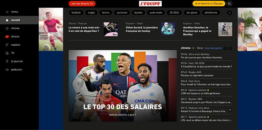 découvrez le meilleur site de streaming sportif pour ne rien manquer de vos événements préférés. profitez d'une expérience de visionnage en haute définition avec une large sélection de sports en direct, des analyses approfondies et une interface conviviale. rejoignez des millions de passionnés et vivez chaque match comme si vous y étiez !