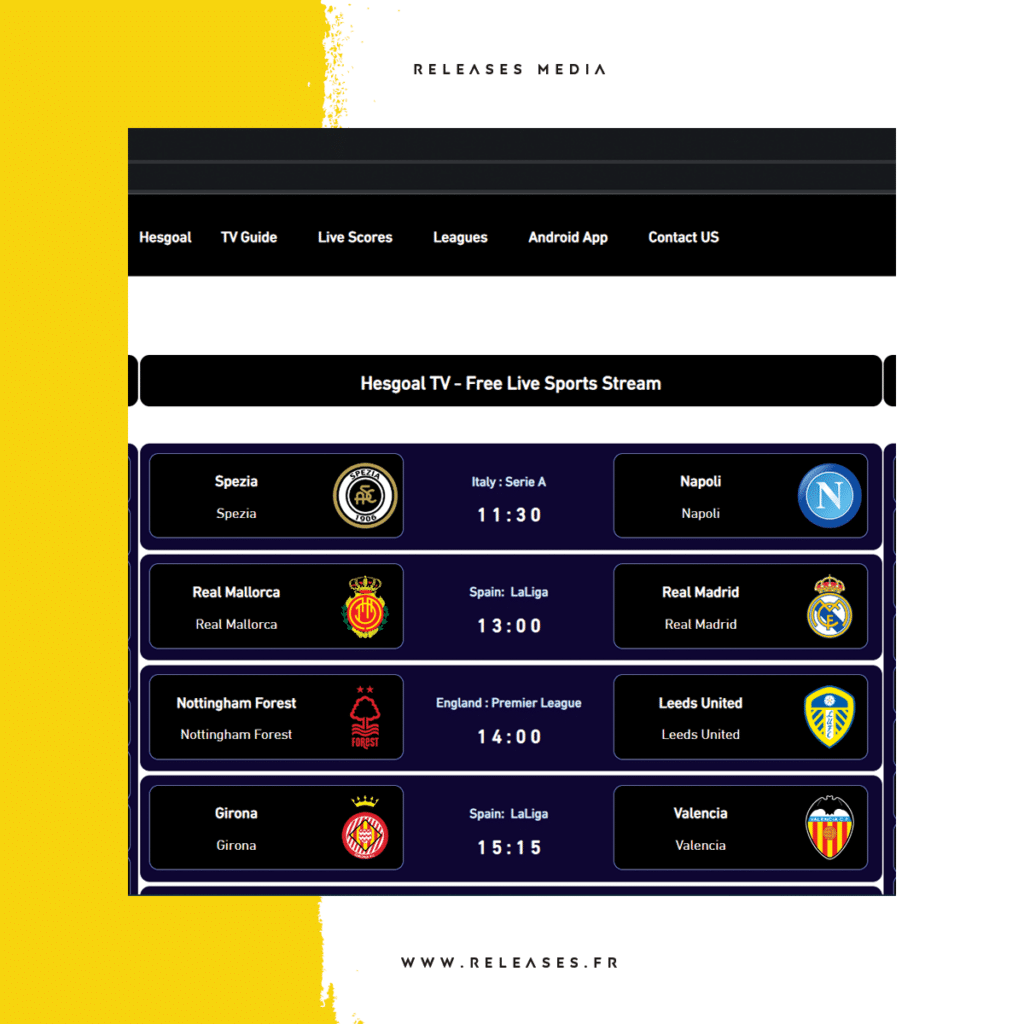 découvrez comment accéder facilement à hesgoal pour suivre vos événements sportifs préférés en streaming. profitez d'une navigation simple et rapide vers les meilleurs matchs.