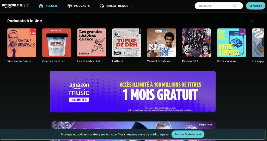 découvrez le monde du streaming musical gratuit avec une vaste sélection de vos artistes et chansons préférés. profitez d'une expérience d'écoute sans frais et explorez de nouveaux genres musicaux à tout moment et en tout lieu.