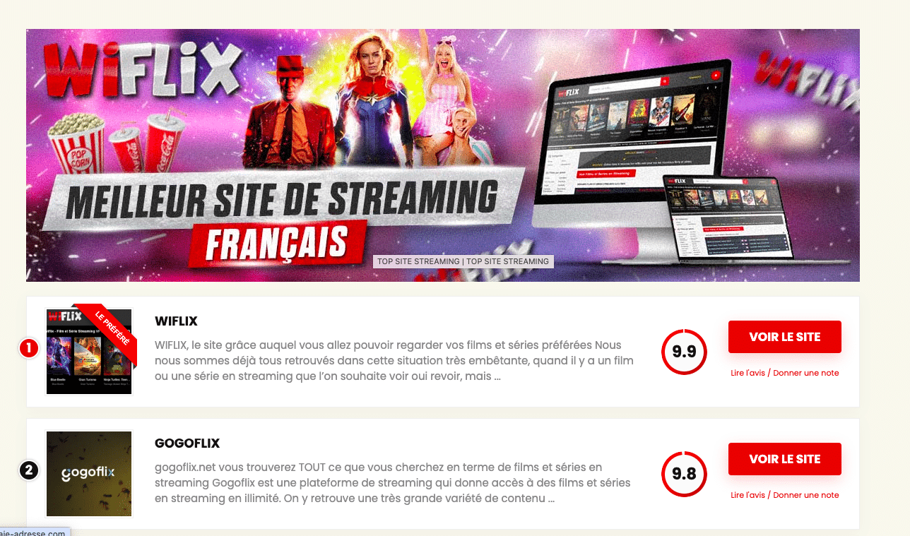 découvrez la vérité sur la fiabilité de wiflix. dans cet article, nous explorons les avis des utilisateurs, la qualité du service de streaming et les éventuels risques associés. informez-vous avant de faire le choix de votre plateforme de divertissement!