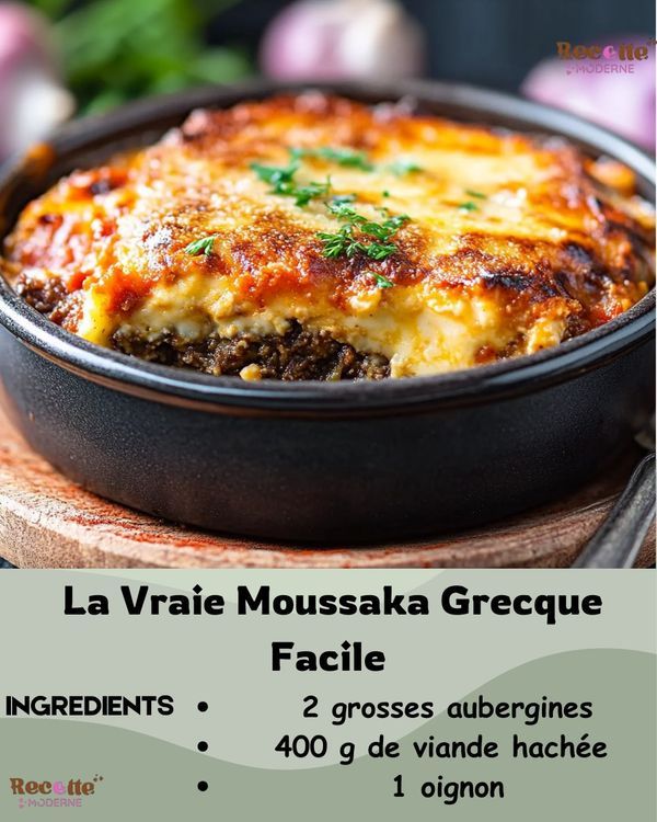 découvrez la recette authentique de la moussaka grecque, un plat savoureux à base d'aubergines, de viande hachée et de béchamel, qui ravira vos papilles. idéale pour un repas convivial en famille ou entre amis, apprenez à préparer ce classique de la cuisine méditerranéenne facilement chez vous.